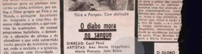 O DIABO MORA NO SANGUE 